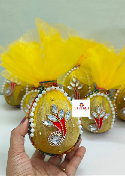 Decorative sagun Nariyal pack of 6