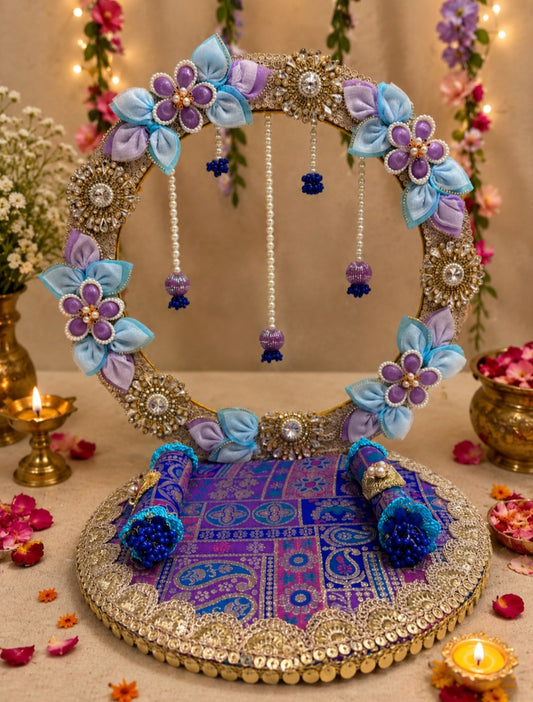 Janmashtami & Ganpati Ready Mandap Singhasan | Decorative Laddu Gopal | Ganpati Chowki | Handmade Festival Decor |