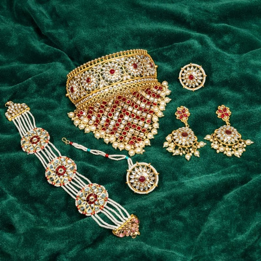 Rajwadi Royal Look Jewellery Combo Set | Traditional Bridal & Wedding Collection