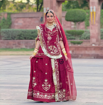 Elegant Partywear Rajasthani poshak