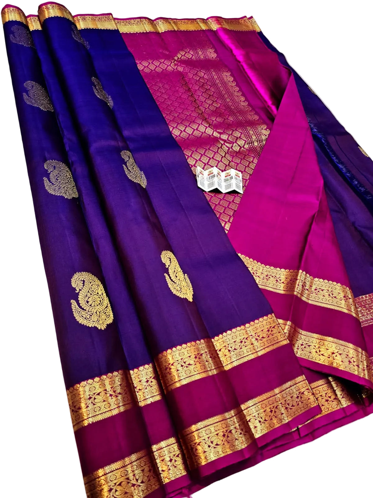 Traditional Kanchipuram pure silk Bridal saree silk mark certified