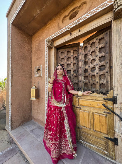 Karwa chauth special traditional Rajasthani elegant poshak