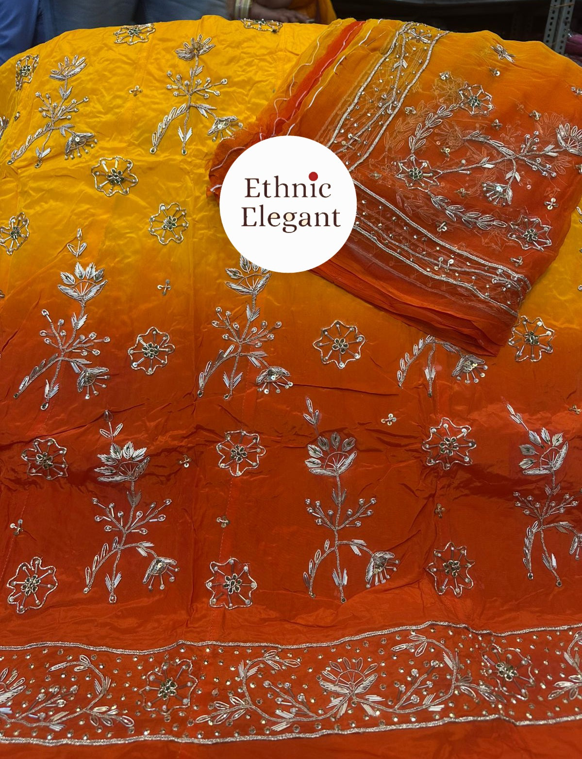 Royal Natural Silk Jardozi Dabka Thakurji Poshak – Grand Festival Edition