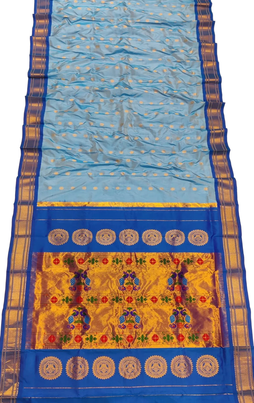 Handloom Maharani Paithani Pure Silk Saree | Traditional Designer Paithani Saree
