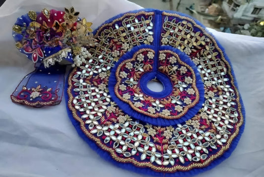 Shree Janmashtami special heavy designer Boutique Ladoo gopalji poshak  size 6 inch