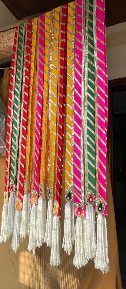 Welcome dupatta with Moti tassels  pack of 25