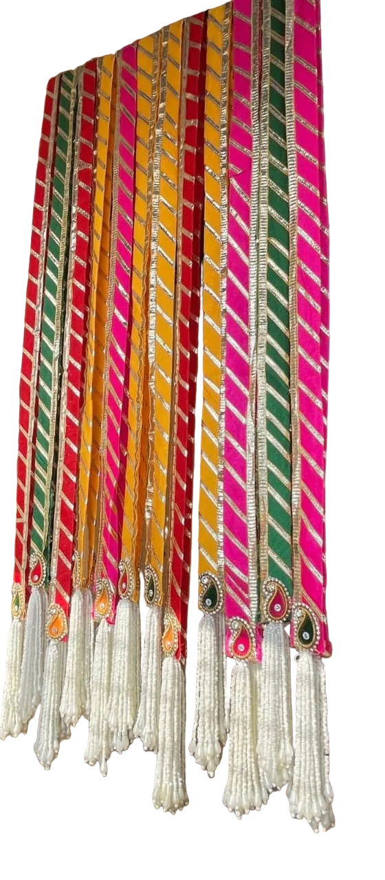 Welcome dupatta with Moti tassels  pack of 25