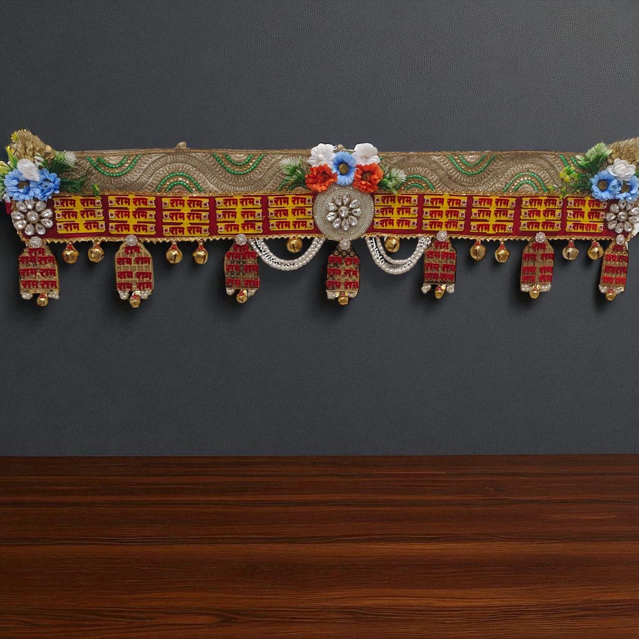 108 Ram Ram good vibes heavy designer Bandarwal/Toran  40"inch