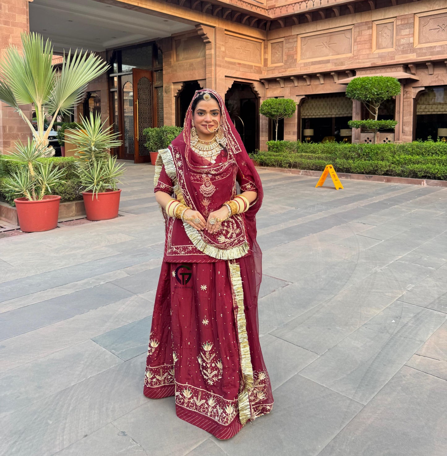Elegant Partywear Rajasthani poshak