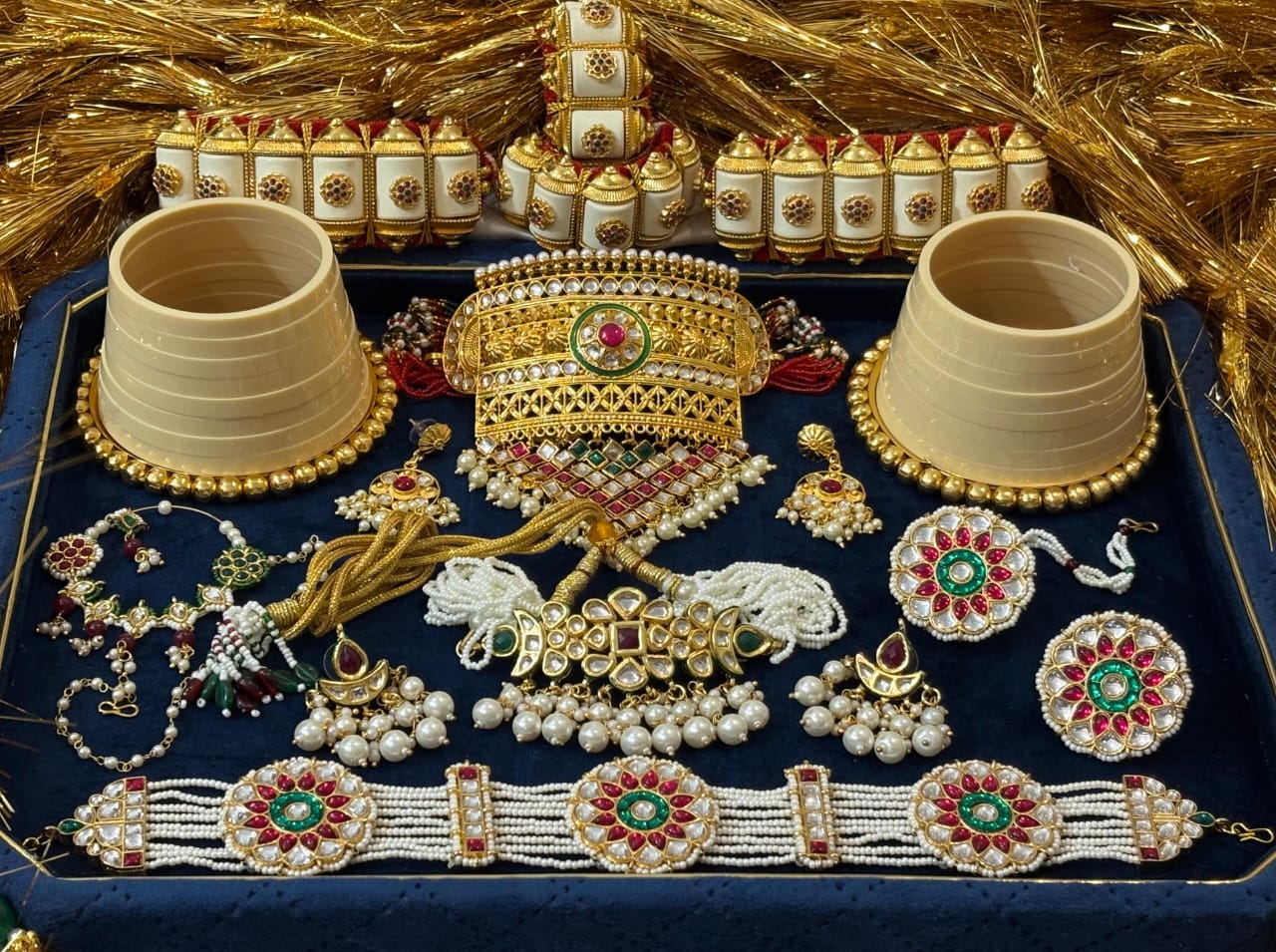 Rajwari collection jewelry combo set