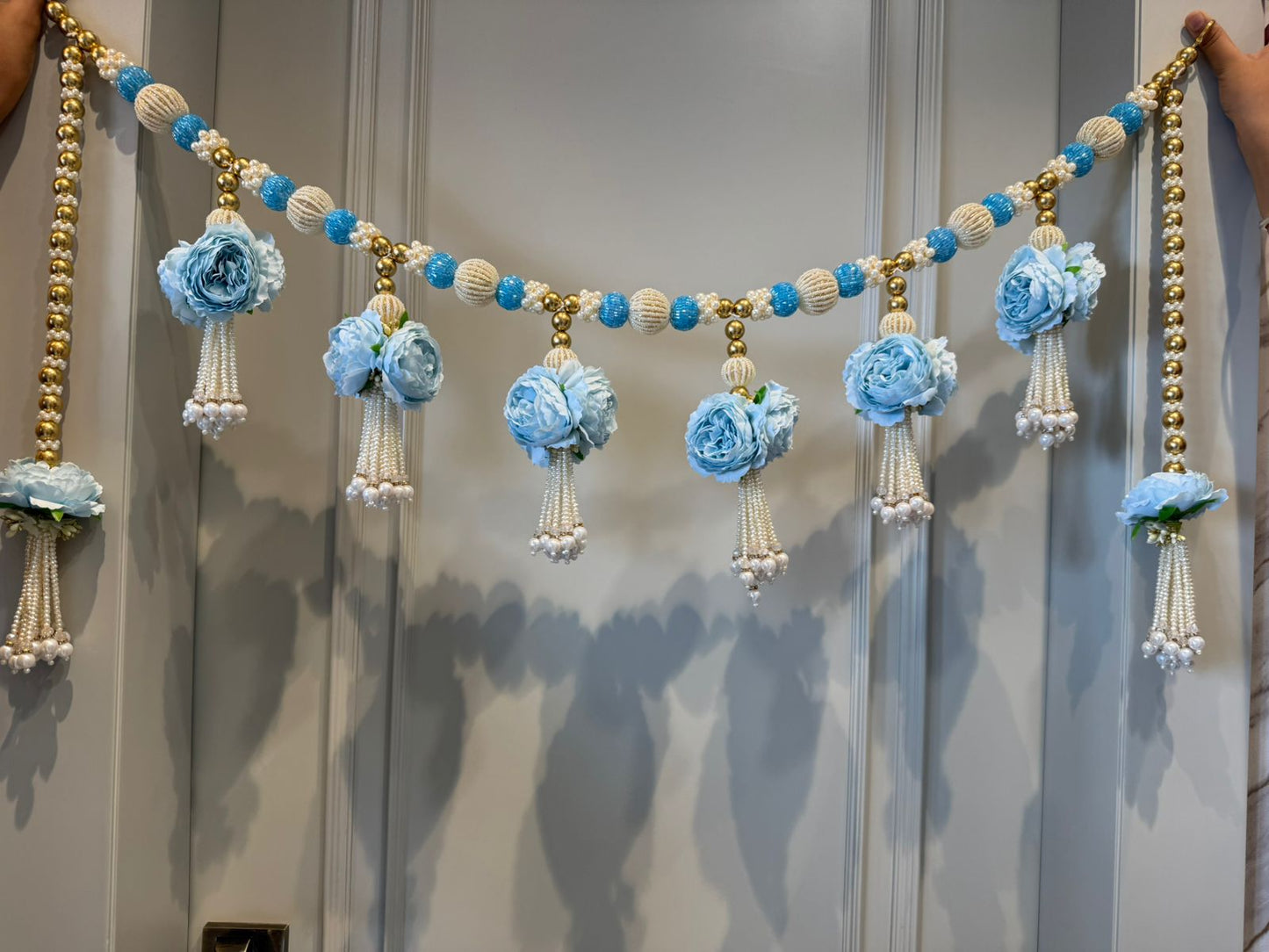 Beautiful handmade roses designer Bandarwal/Toran  40/41inch"