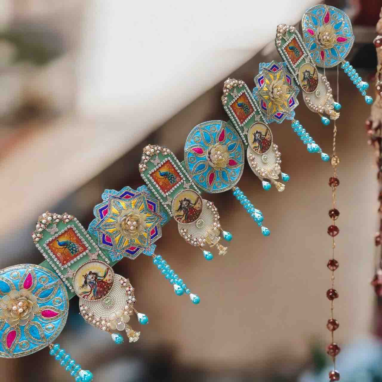 Heavy designer beautiful handmade Bandarwal/Toran 40"inch