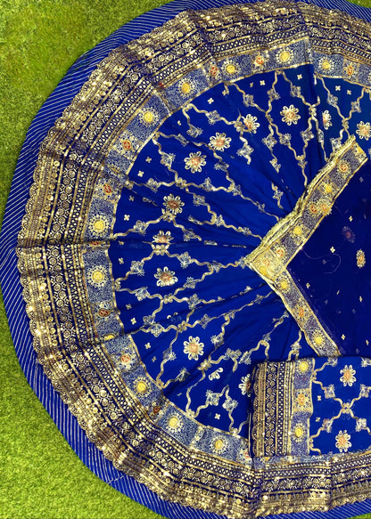 Designer 4-Meter Gher Rajasthani Poshak | Blooming Georgette, Fancy Kali & Sequence Work