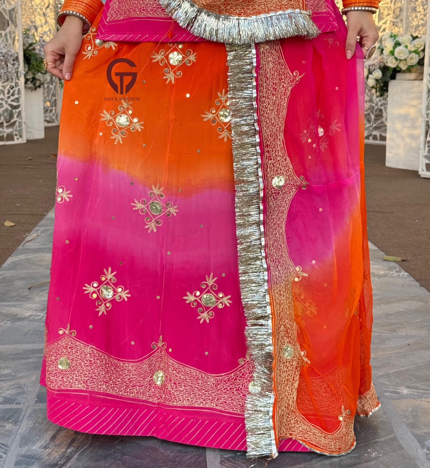 Elegant Partywear Rajasthani poshak