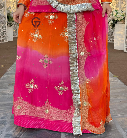 Elegant Partywear Rajasthani poshak