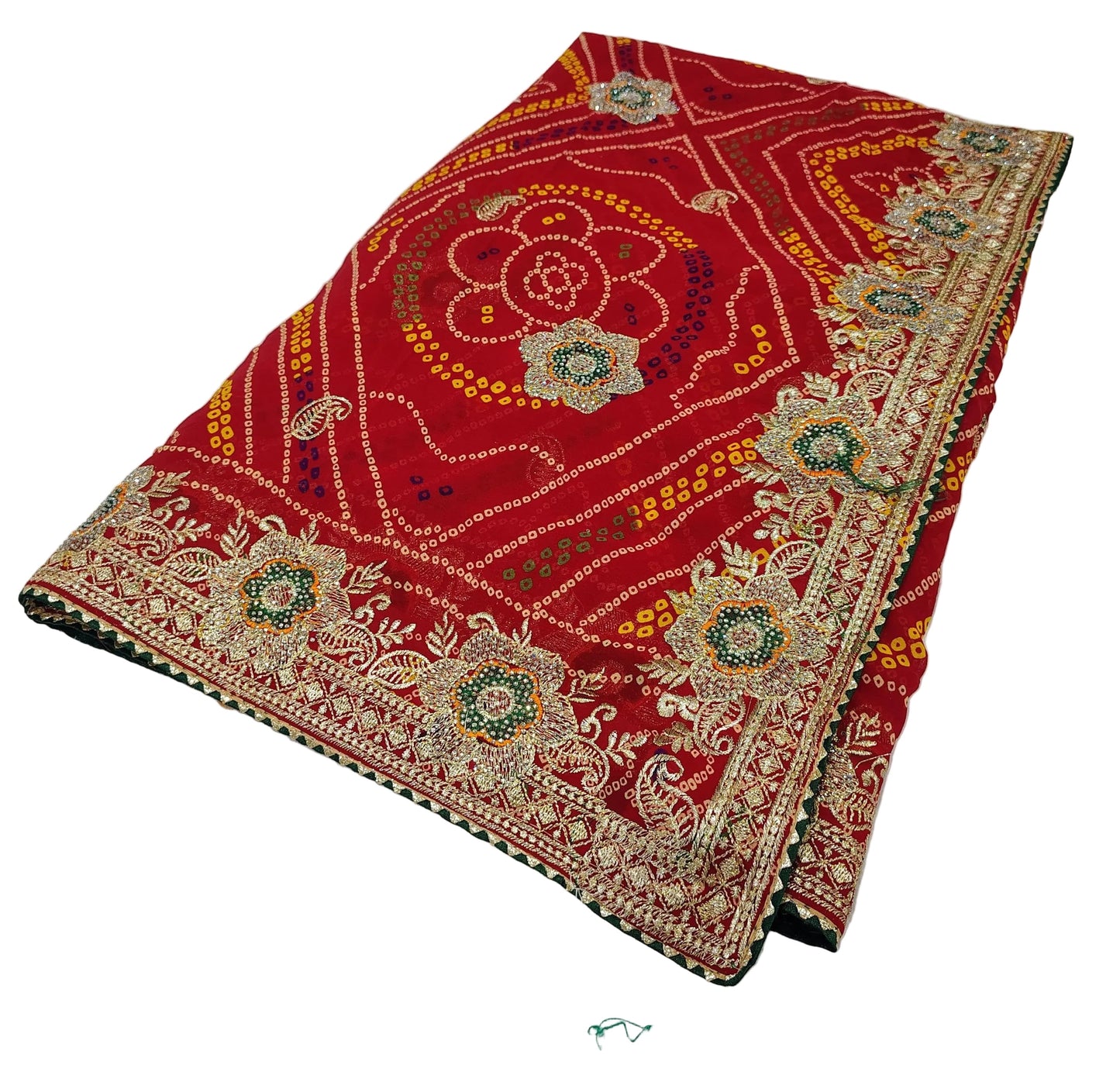 Georgette Rajasthani Traditional Marwari Piliya Chunari saree with Blouse