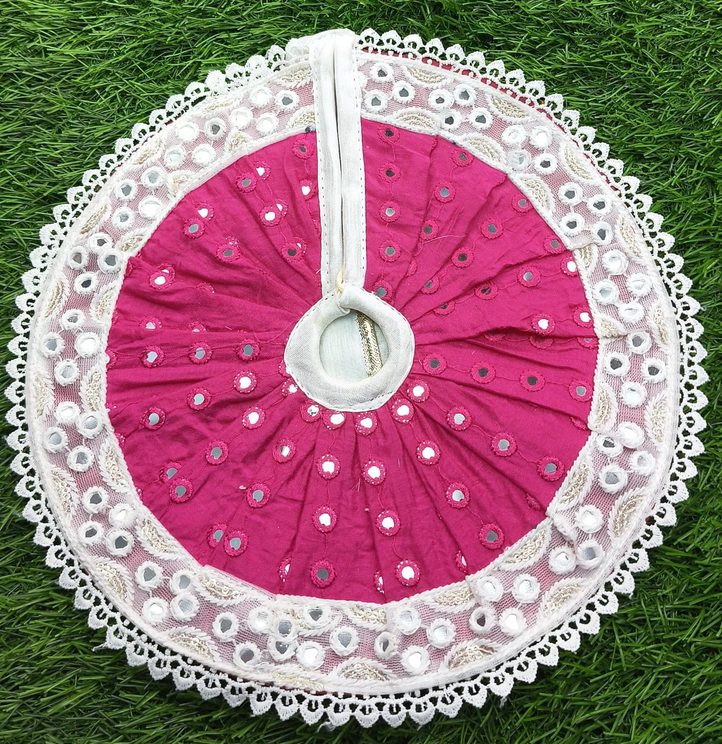Premium Cotton Mirror Work Kanha Ji Poshak Pack of 2 | Laddu Gopal Dress