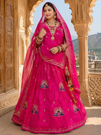 Boutique Peacock design party wear Rajasthani poshak