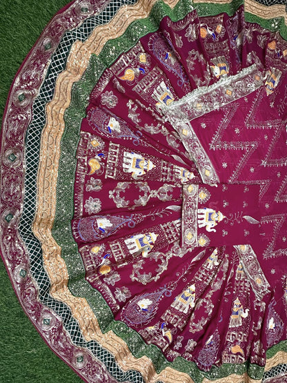 Rajwadi look Royal Rajasthani poshak