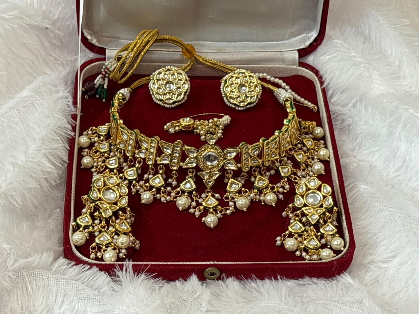Traditional Meenakari Jewellery Set | Bridal Wedding & Festive Wear