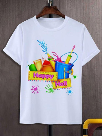 Holi Special Trendy Printed T-Shirt for Men & Women