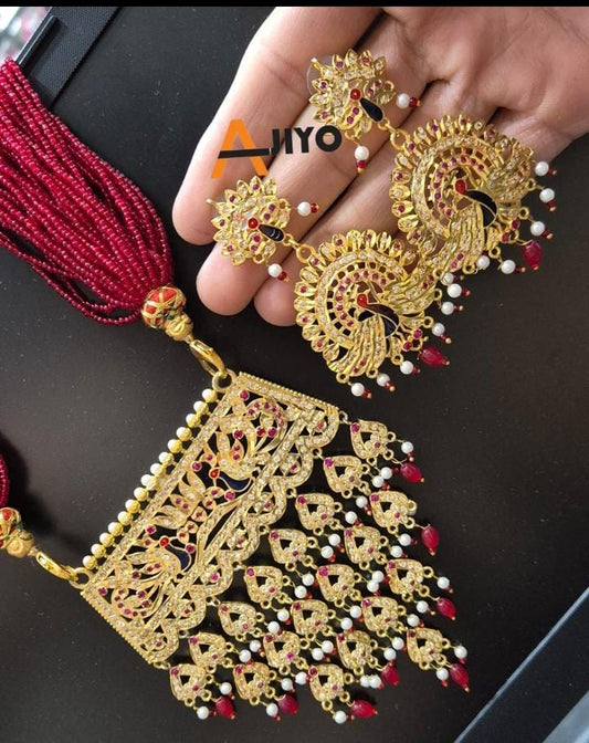 Peacock design elegant Jewelry set