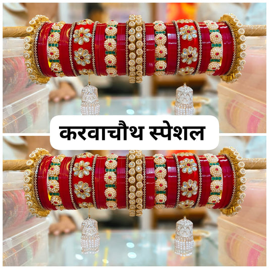 Karwa chauth special traditional chuda/ Bangles set