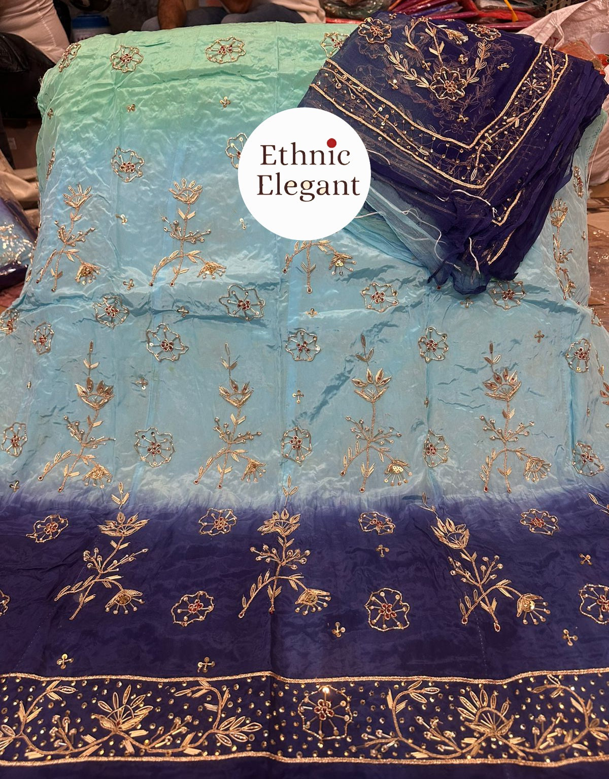 Royal Natural Silk Jardozi Dabka Thakurji Poshak – Grand Festival Edition