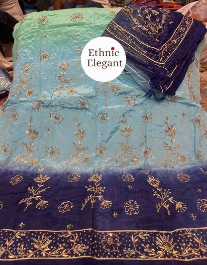 Royal Natural Silk Jardozi Dabka Thakurji Poshak – Grand Festival Edition