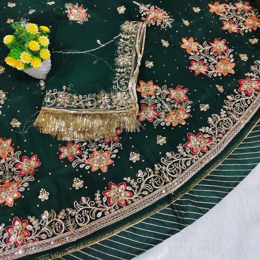 Royal Half Pure Poshak – Elegant Partywear Outfit for Festive Celebrations