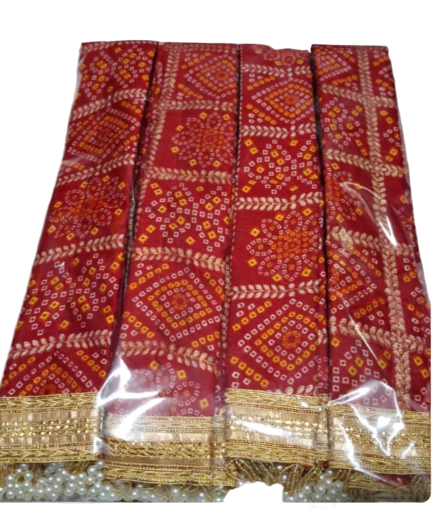 Designer Wedding Welcome Dupatta with Moti Tassels Pack of 25 | Haldi & Baraat Welcome Dupatta