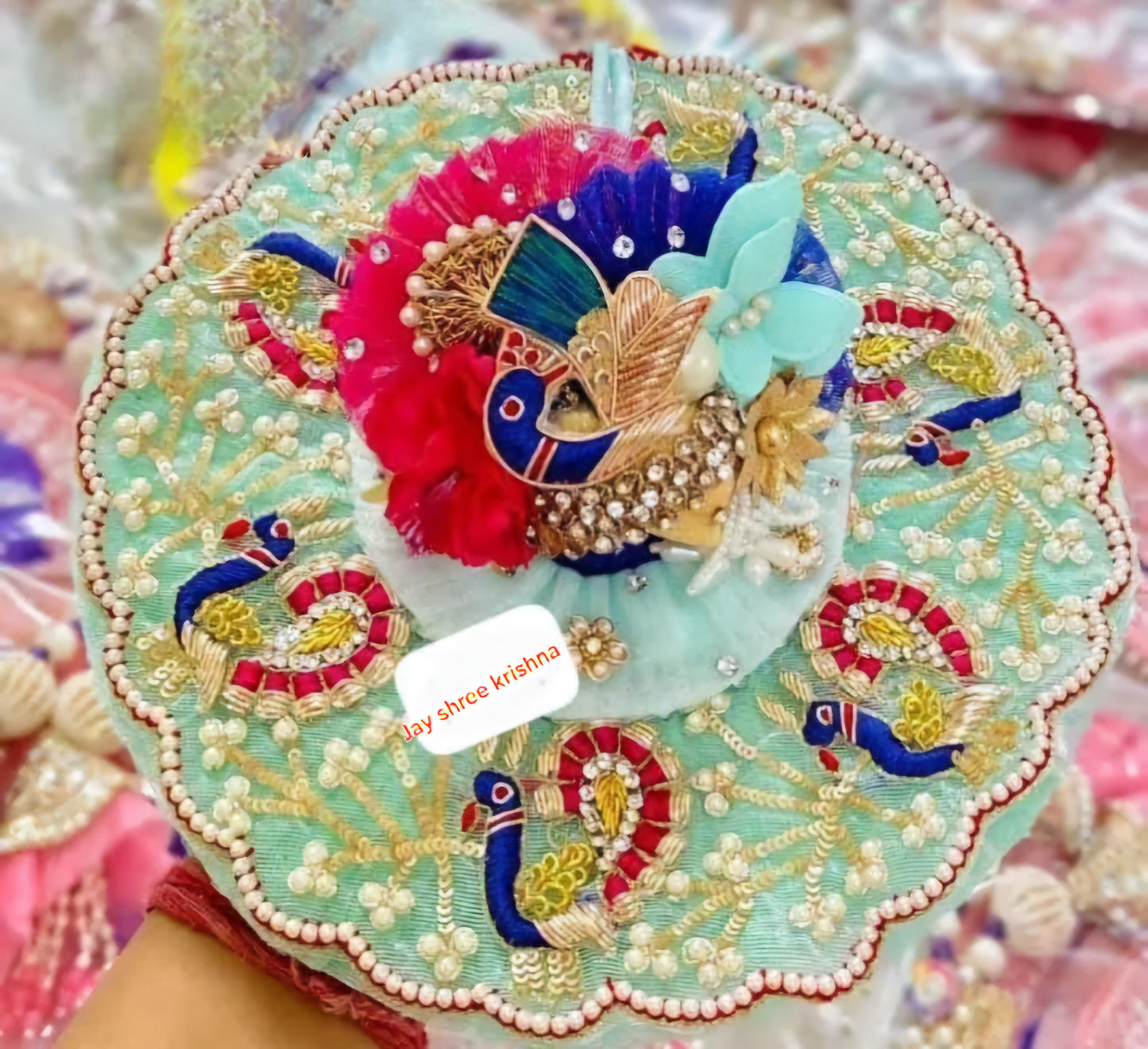 Mor Mukut Girdahari Boutique Poshak size 6 inch