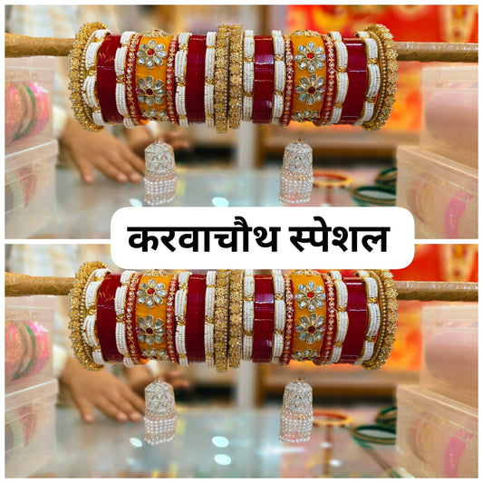 Karwa chauth special traditional chuda/Bangles set