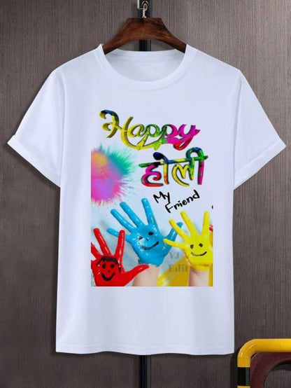 Holi Special Trendy Printed T-Shirt for Men & Women