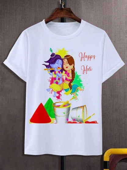Holi Special Trendy Printed T-Shirt for Men & Women