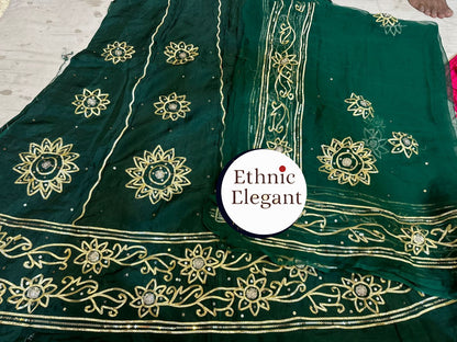 Beautiful boutique upada fabric elegant handwork thakurji pure odhna poshak