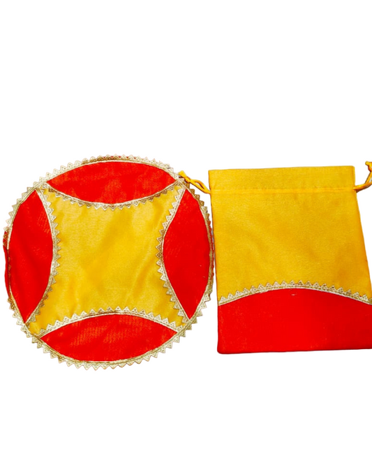 Papad Mangodi set pack of 10  Size - Potli 9/8 inch
Papad bag 11 inch diameter with chain