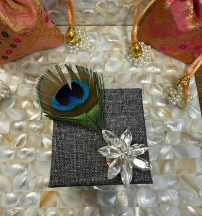 Handcrafted Ring & Coin Box Return Gift Pack of 15 | Customized Wedding & Festive Gift Boxes