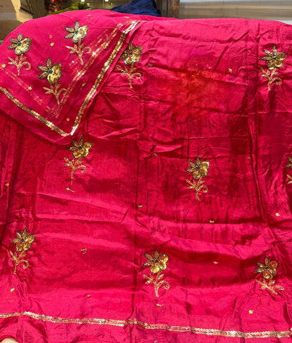 KATDANA TAARA ZARI RESAM HAND WORK BUTIQUE UPADA PYOR POSHAK