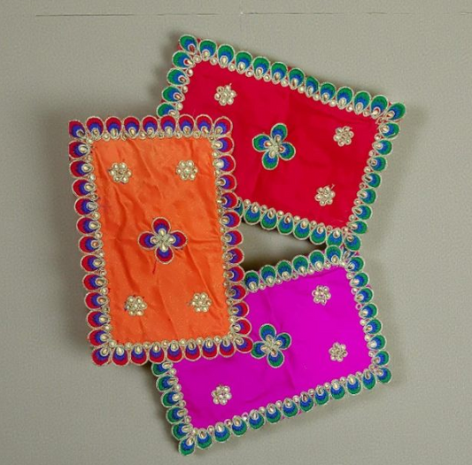 Beautiful designer Ashan pack of 3 size 8*12 inch
