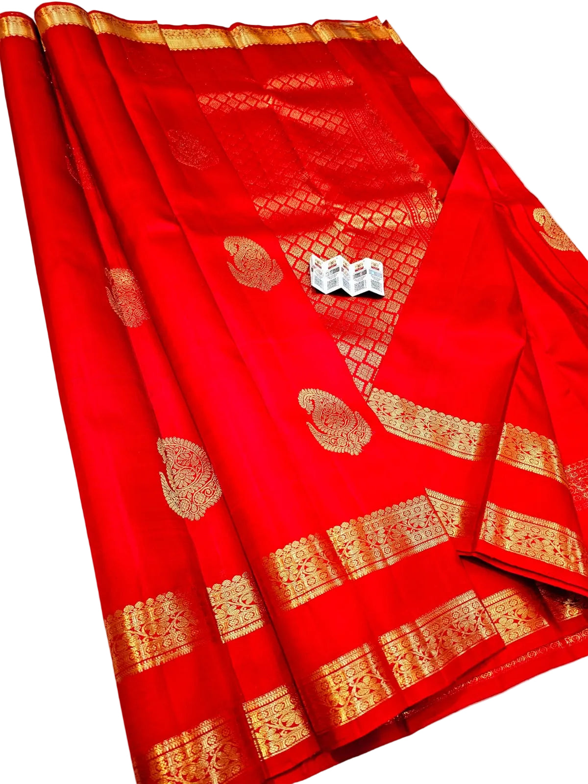 Traditional Kanchipuram pure silk Bridal saree silk mark certified