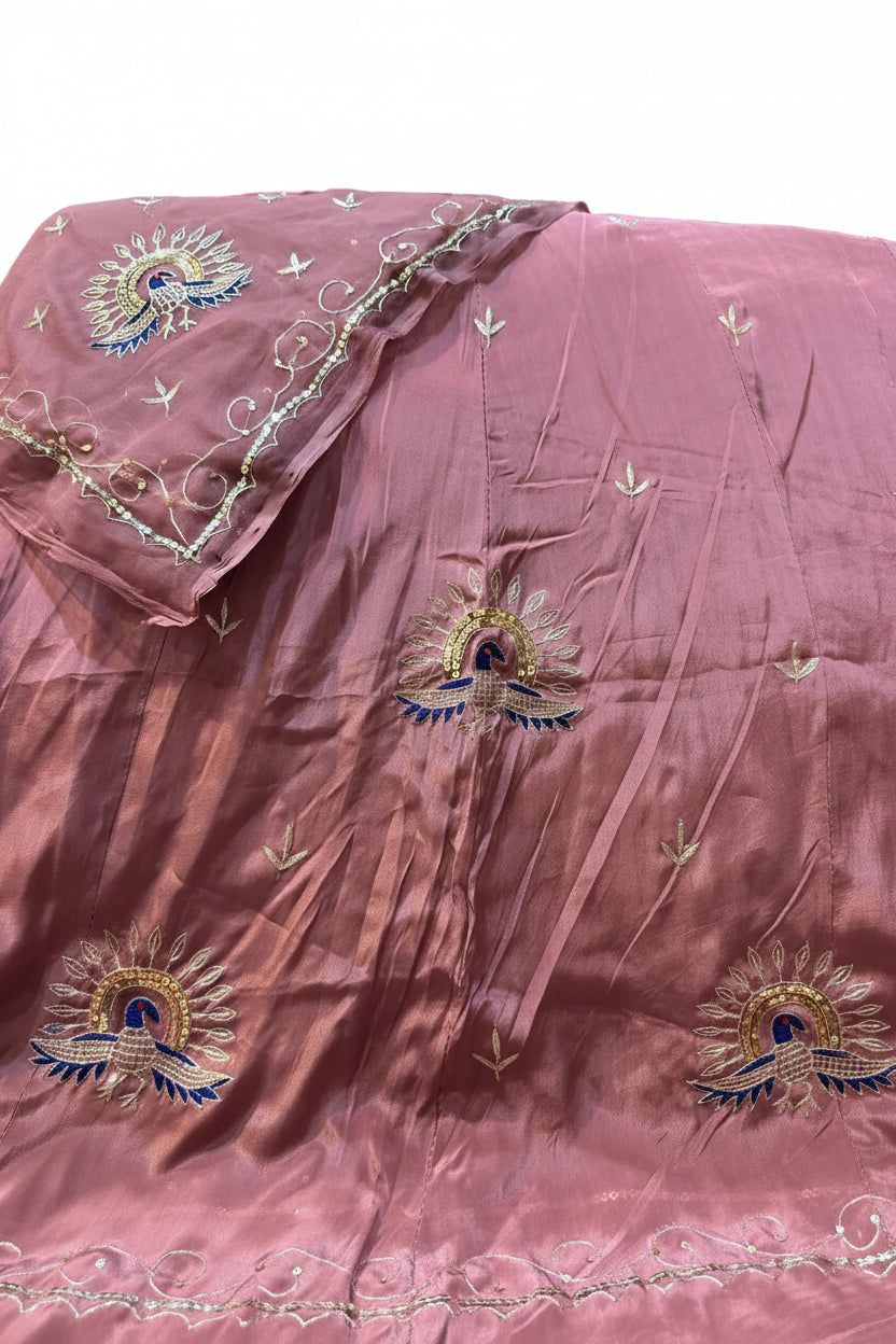 Boutique Peacock design party wear Rajasthani poshak
