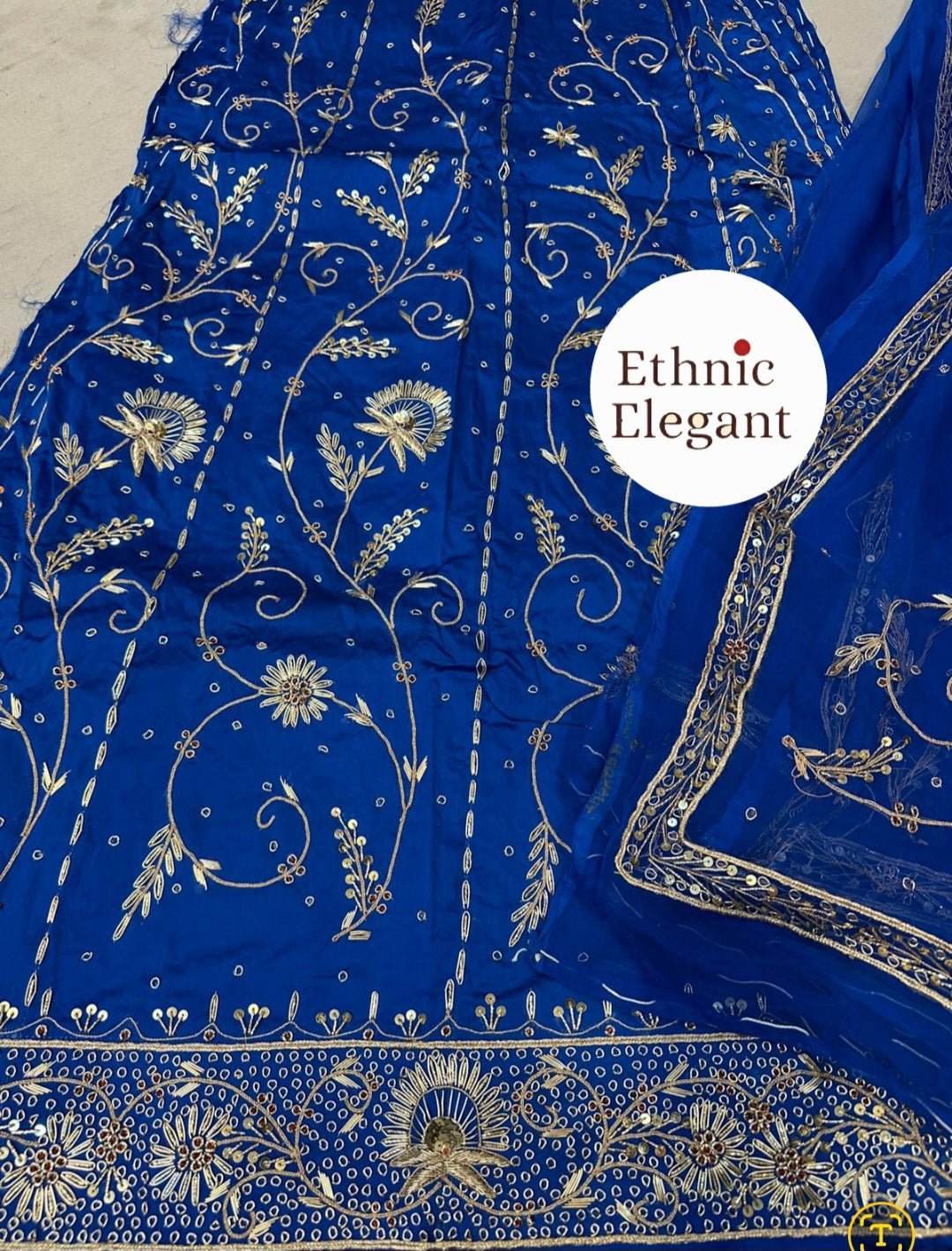 Bembar satin thakurji pure odhna heavy jardoji dabka work poshak*