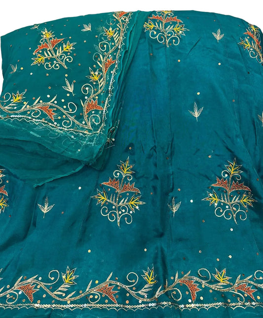 Premium Upada Fabric Resham & Katdana Handwork Thakurji Pure Odhna Poshak