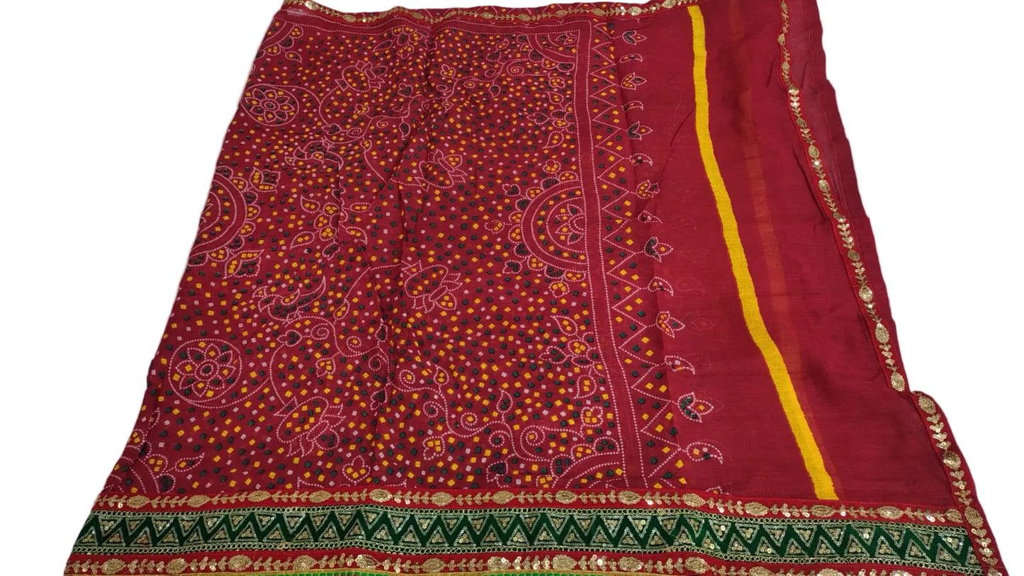Pure cotton Marwadi chunri Odhna