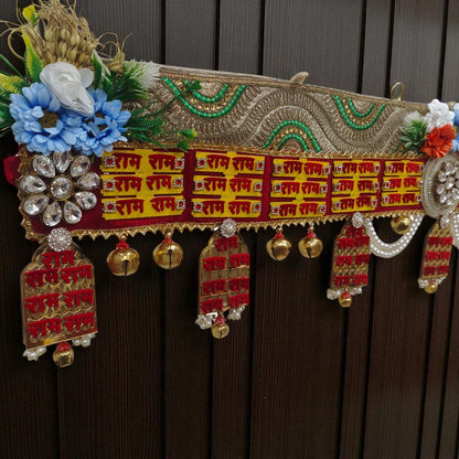 108 Ram Ram good vibes heavy designer Bandarwal/Toran  40"inch