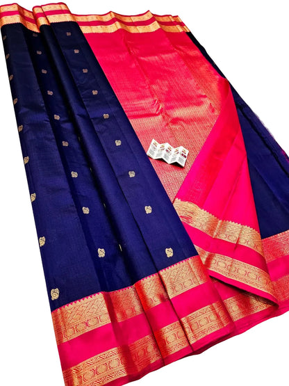 Authentic Pure Kanchipuram Silk Saree | Traditional Silk Mark Certified
