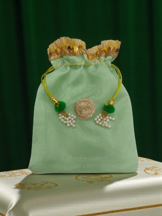 Beautiful handmade elegant potli bags perfect for gifting sagun pack of 10