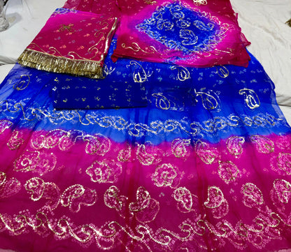 Thakurji pure Rai bandej Elegant Rajasthani poshak