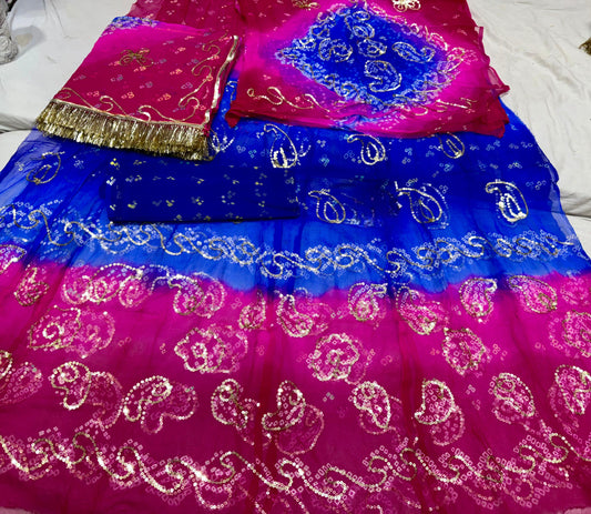 Thakurji pure Rai bandej Elegant Rajasthani poshak